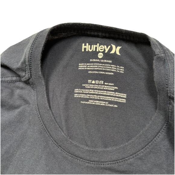 Hurley T-Shirt Men’s Blue Short Sleeve Size XL Skate Tee Top‎ Retro Surf (327) - Picture 6 of 6